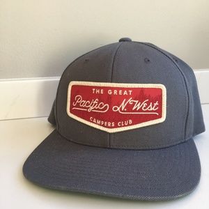 The Great PNW Campers Club Snapback Hat from REI